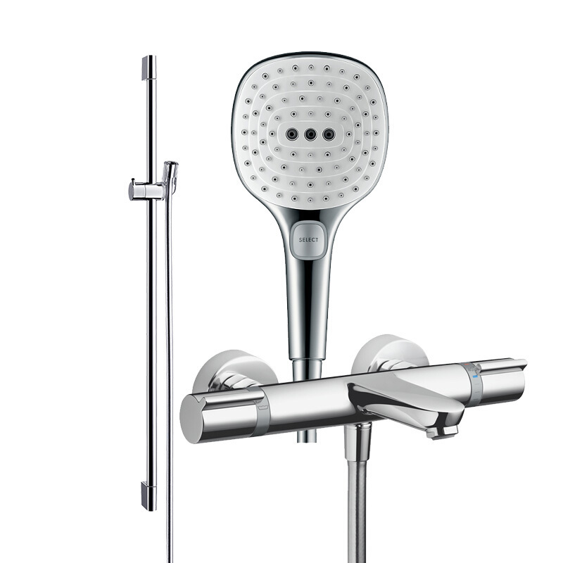 hansgrohe 汉斯格雅 飞雨系列 265214+15348+27610 恒温花洒龙头套装 方形 1826.5元