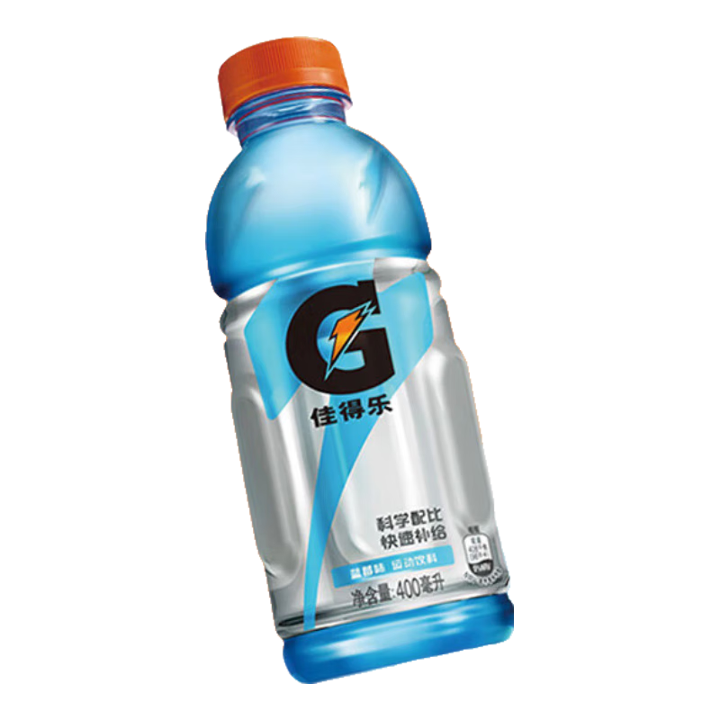 PLUS会员、需首购：GATORADE百事可乐 佳得乐 蓝莓味 电解质水 运动饮料 400ml*15