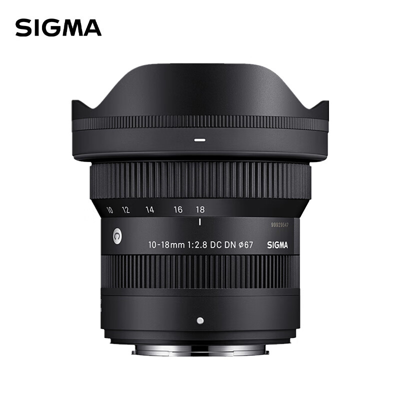 百亿补贴：SIGMA 适马 [Plus会员] 10-18mm F2.8 DC DN 超广角变焦镜头（索尼E卡口） 3868元