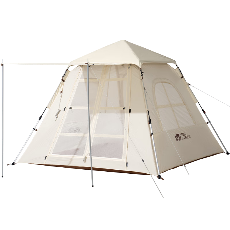 牧高笛（MOBIGARDEN）自动帐篷 户外露营大门厅3-4人公园帐零动160 NX22561007 米