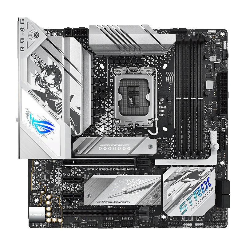 plus会员：ROG STRIX B760-G GAMING WIFI S小吹雪S主板 支持DDR5 CPU 14700K/14600KF（Intel B7