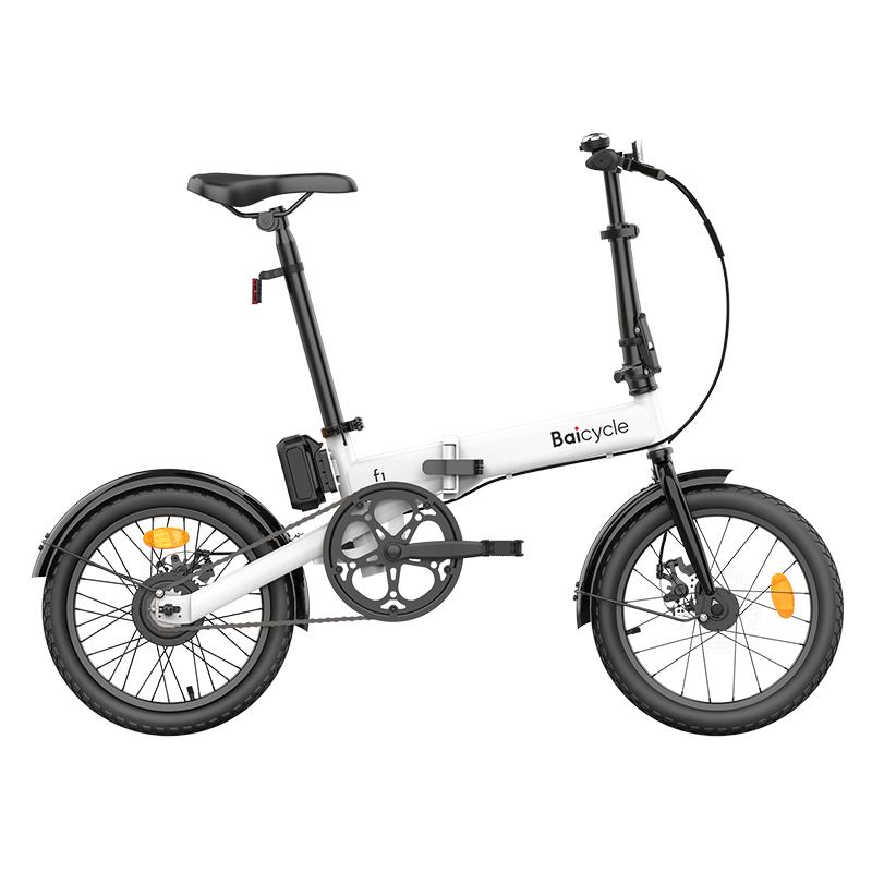 Baicycle 小白 F1小米生态链超轻电助力自行车代步三折叠电动单车便携可拆卸
