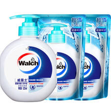 Walch 威露士 健康抑菌洗手液家用 有效抑制99.9%细菌 525ml+补充装*2 ￥29.73