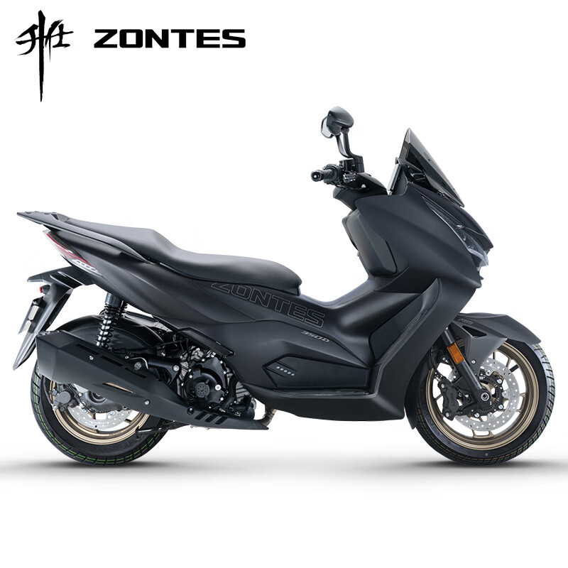ZONTES 升仕 2023新款350D踏板车（付款后30天内发货） 磨砂黑 28800元
