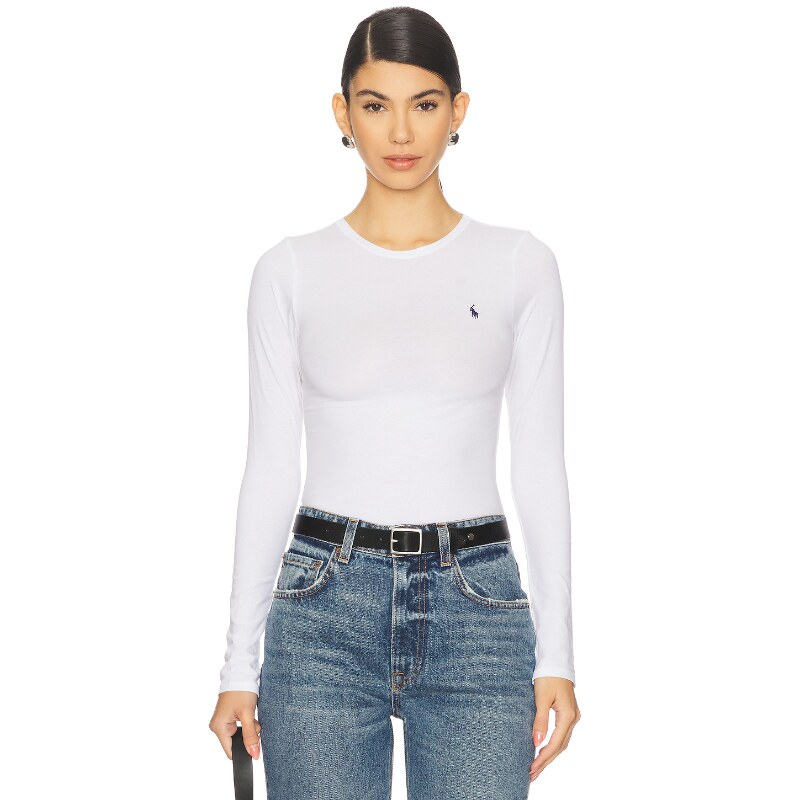 88VIP：RALPH LAUREN Polo Ralph Lauren Intimates连体衣象牙白老钱风修身显瘦REVOLVE 666.9