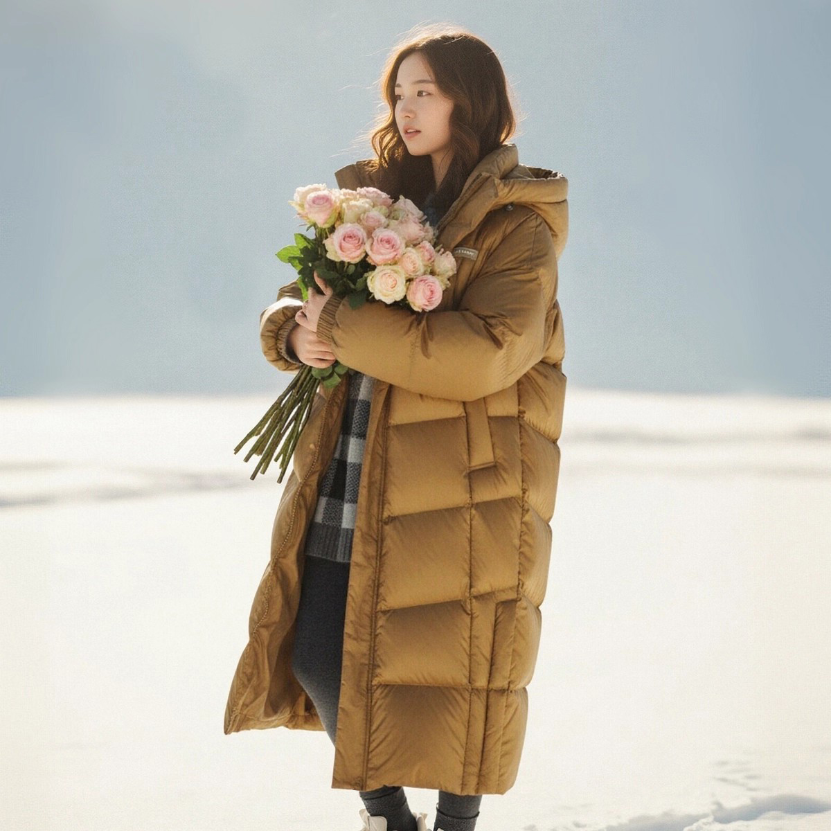 88VIP：雪中飞 女士长款泡芙羽绒服 韩系连帽大长款 234.15元（需用券）