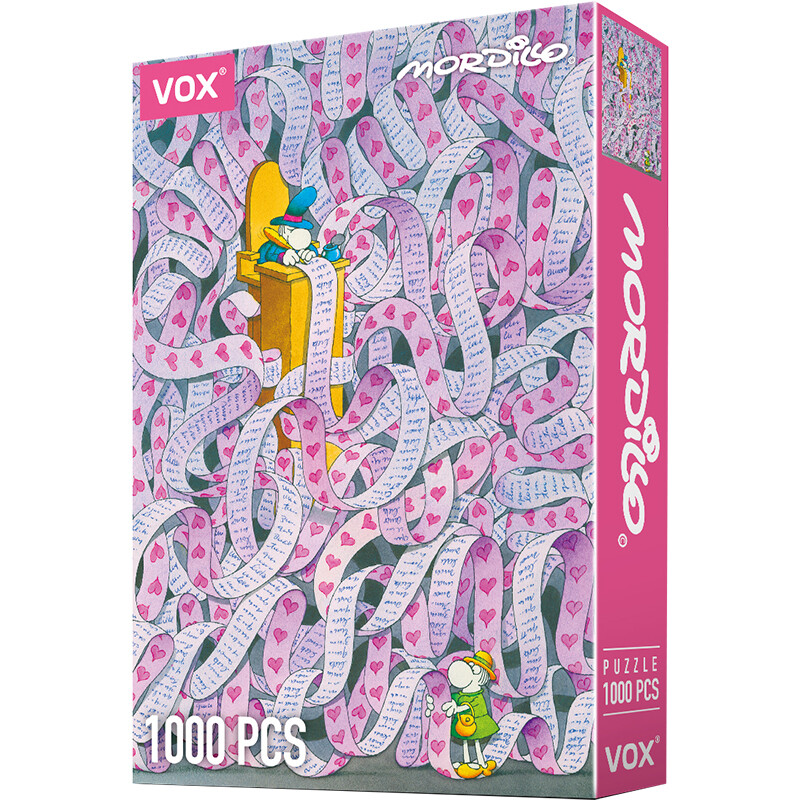 VOX VE1000-55 情侣拼图 1000片 118元（需用券）