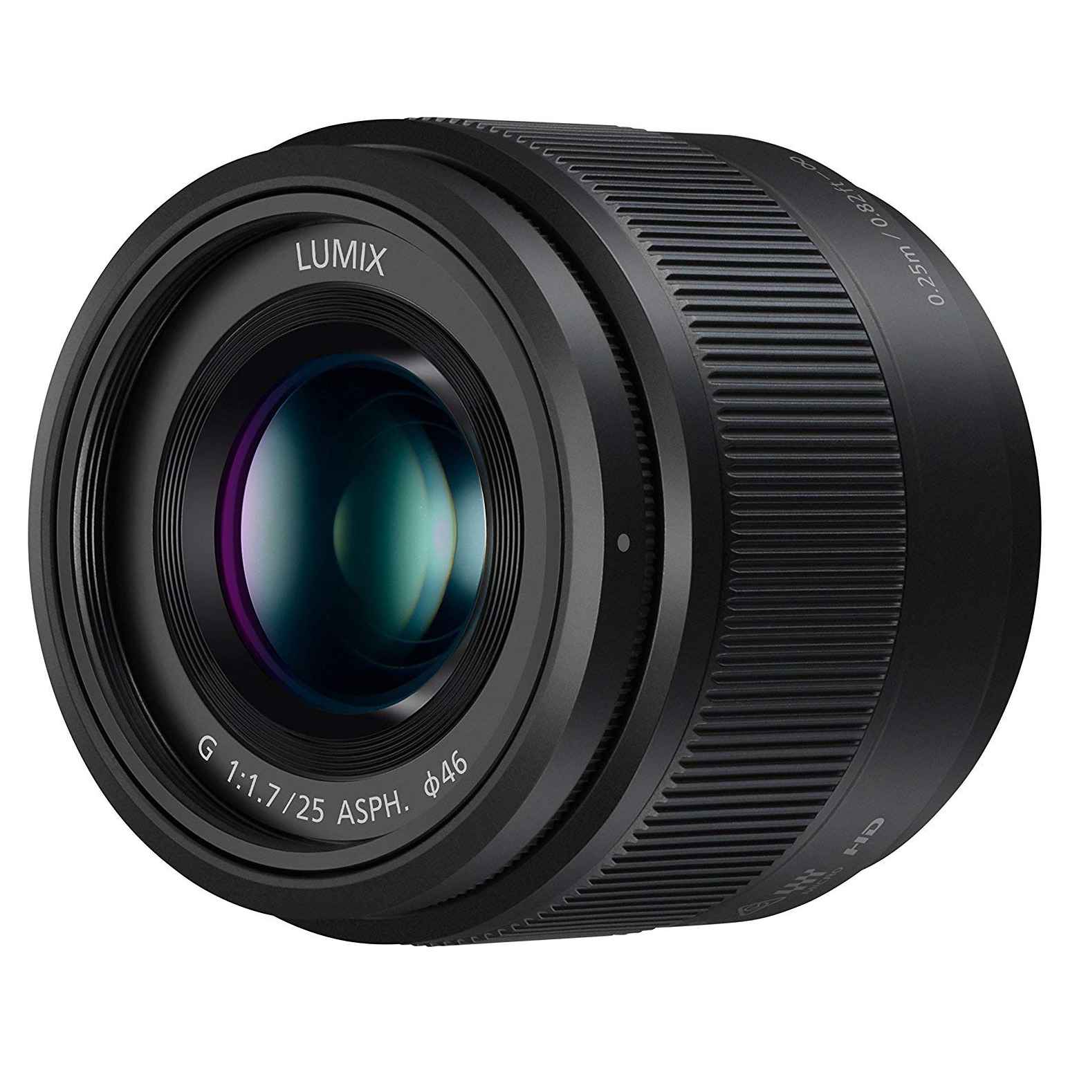 【含税直邮】Panasonic 松下电器 LUMIXG 定焦镜头 25毫米 F1.7 ASPH光圈 M4/3卡口 黑色