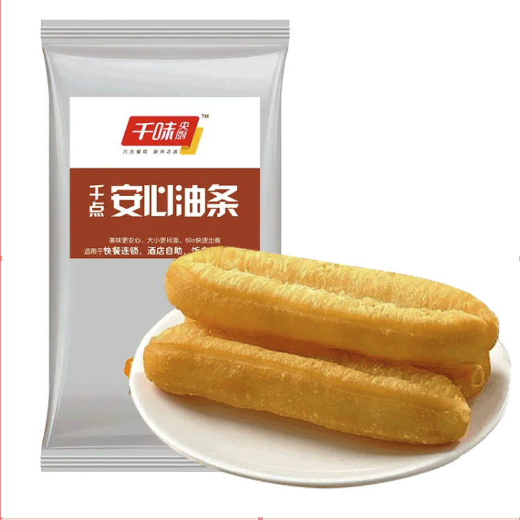 PLUS会员：千味央厨 千点 安心油条 900g 6.08元