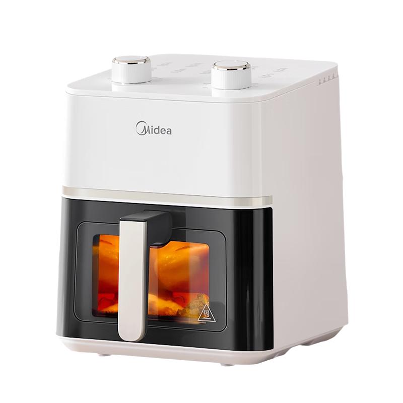 美的 可视多功能 空气炸锅 白色 4.5L 120.52元（需用券）
