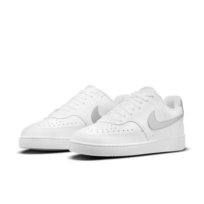 NIKE 耐克 Court Vision Low 女子休闲运动鞋 CD5434-111 白色/灰色 284.5元