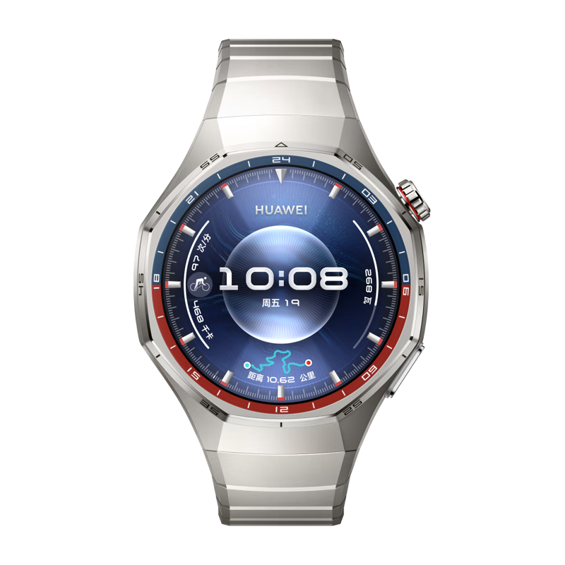 华为 WATCH GT 6 Pro 蓝牙版 智能手表 45.6mm 钛空银 钛金属表带 1577.45元（需用券