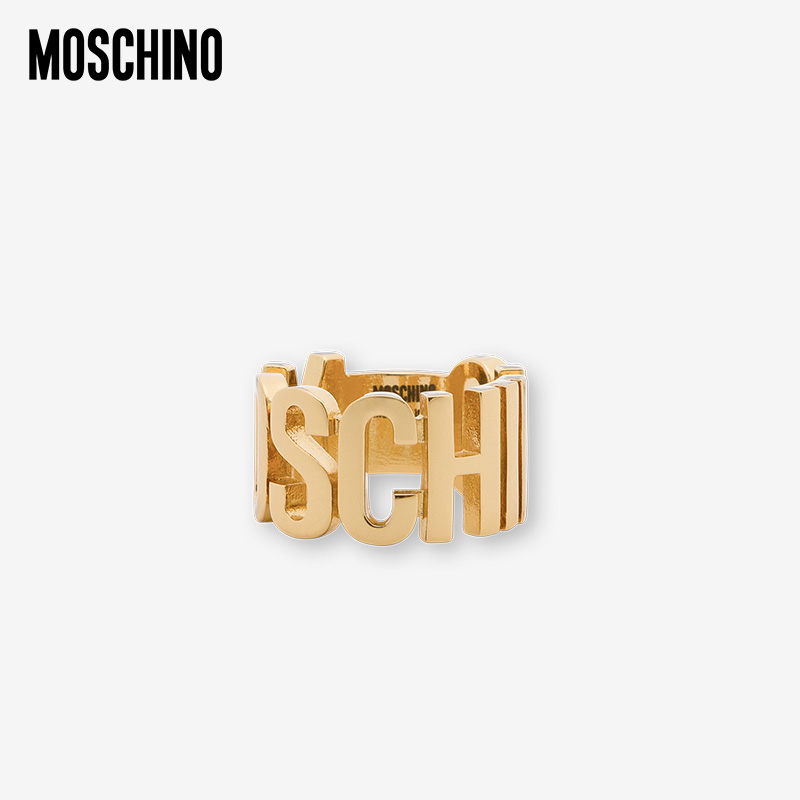 MOSCHINO 莫斯奇诺 LetteringLogo指环 A9122840221A 361.4元