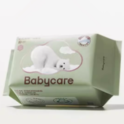 到手价69.9 babycare小熊巾洗脸巾80*8包 券后69.9元