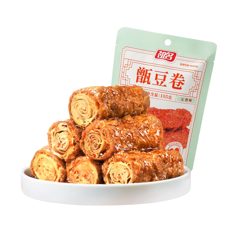 88VIP：祖名 名 五香味甑豆卷105g 8.36元