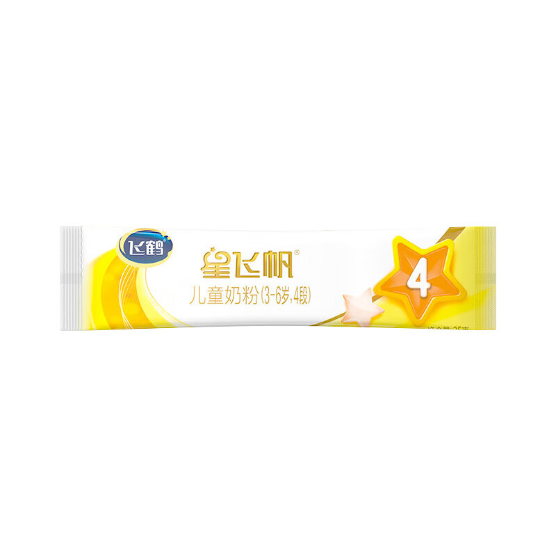 FIRMUS 飞鹤 星飞帆4段(3-6岁适用) CBP骨骼发育儿童奶粉 25g/条 9.68元（需用券）