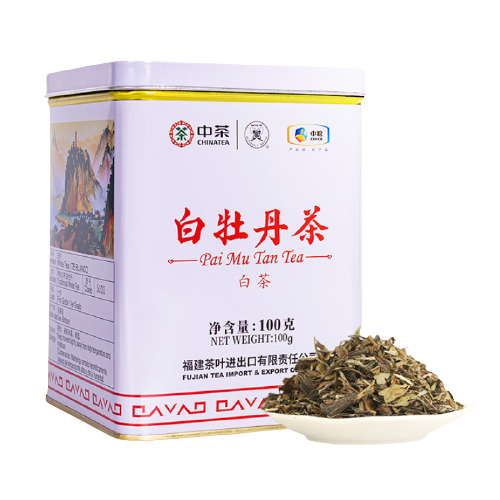 中茶 白牡丹茶5101 一级福鼎白茶铁罐装 100g 38.2元