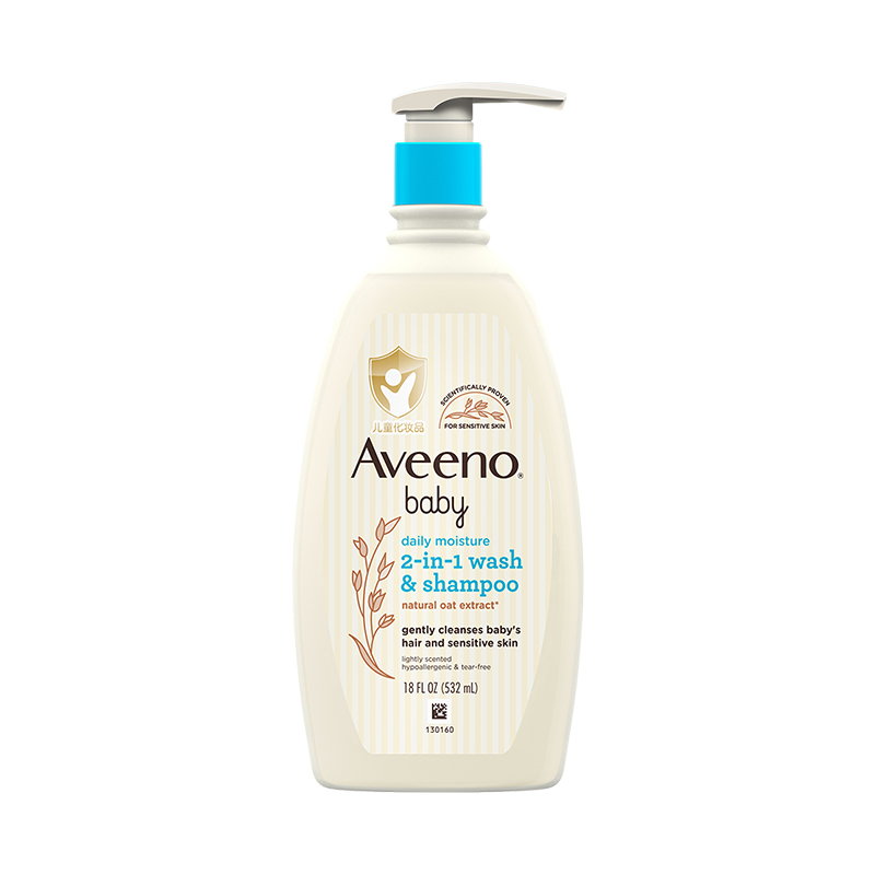 88VIP：Aveeno 艾惟诺 每日倍护系列 婴幼儿洗发沐浴露 532ml 53.96元（需用券）