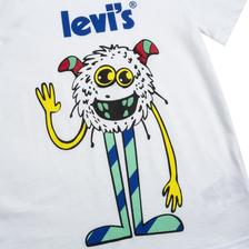 Levi's 李维斯 专柜同款|男童夏薄款短袖T恤李维斯童装儿童可爱小怪兽短T舒