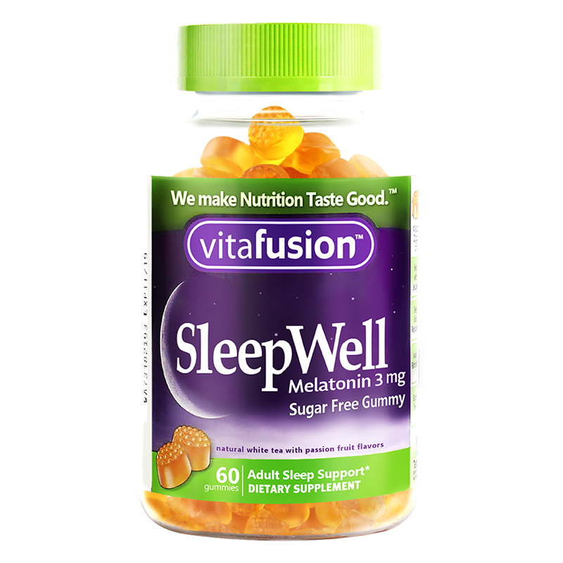 vitafusion SleepWell 褪黑素软糖3mg* 60粒 46.41元（需用券）