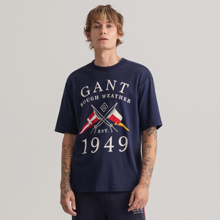 GANT 甘特 男士夏季T恤 2003135 145元包邮（需用券）