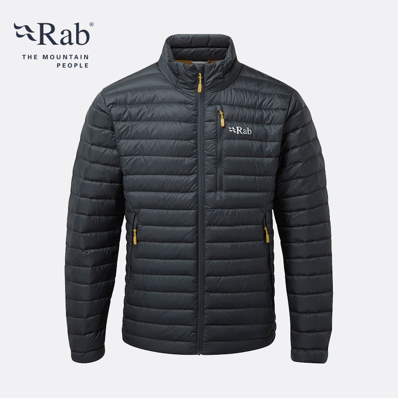 Rab 睿坡 男士700蓬运动羽绒Microlight防泼水防撕轻量羽绒服403g QDB-16 669.19元（