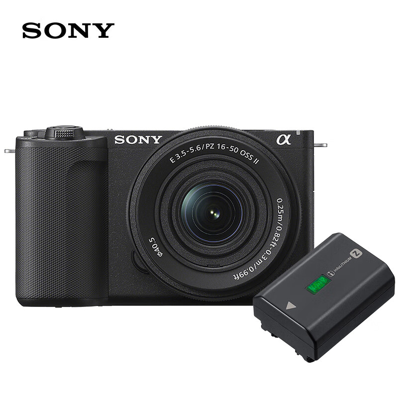 索尼 SONY ZV-E10 II APS-C画幅微单相机 创意外观滤镜 黑色16-50mm标准镜头套装+FZ1