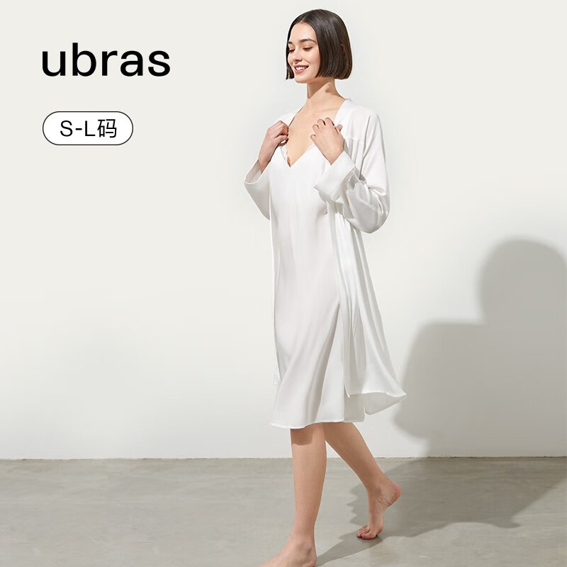 Ubras 蕾丝吊带睡裙套装 ￥138