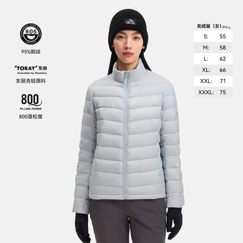 伯希和 女士羽绒服 112340822 800蓬鹅绒 639元