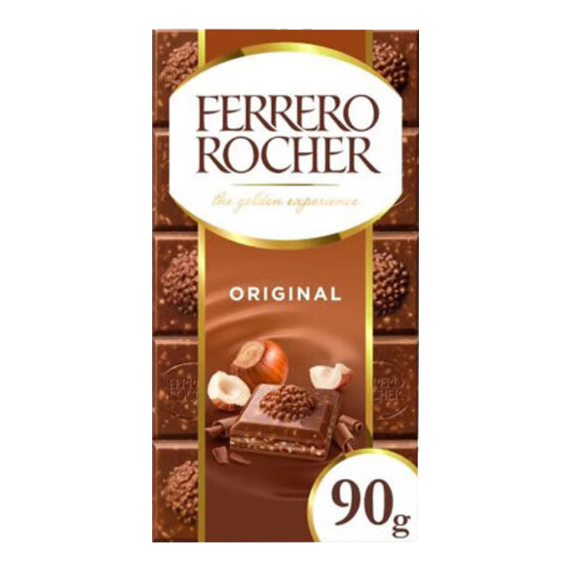 Plus会员、有券的上：费列罗（FERRERO）意大利进口 原味牛奶坚果夹心巧克力 