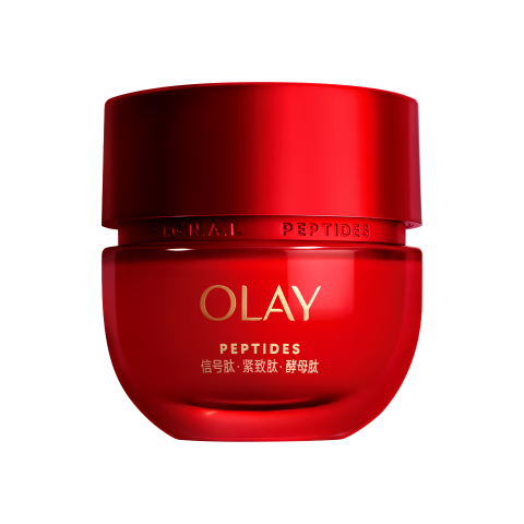 plus会员：玉兰油（OLAY）超红瓶面霜轻润版50g 补水保湿滋润抗皱紧致 抗衰老