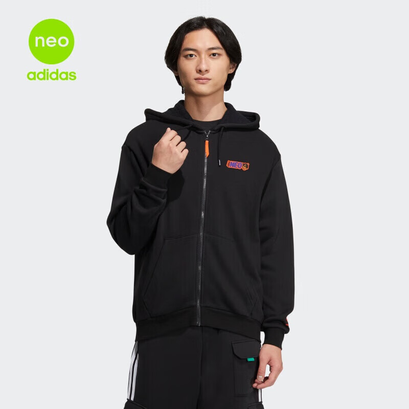 阿迪达斯 ADIDAS NEO 男子 运动休闲系列 运动 夹克外套 HN4735 L码 170元包邮