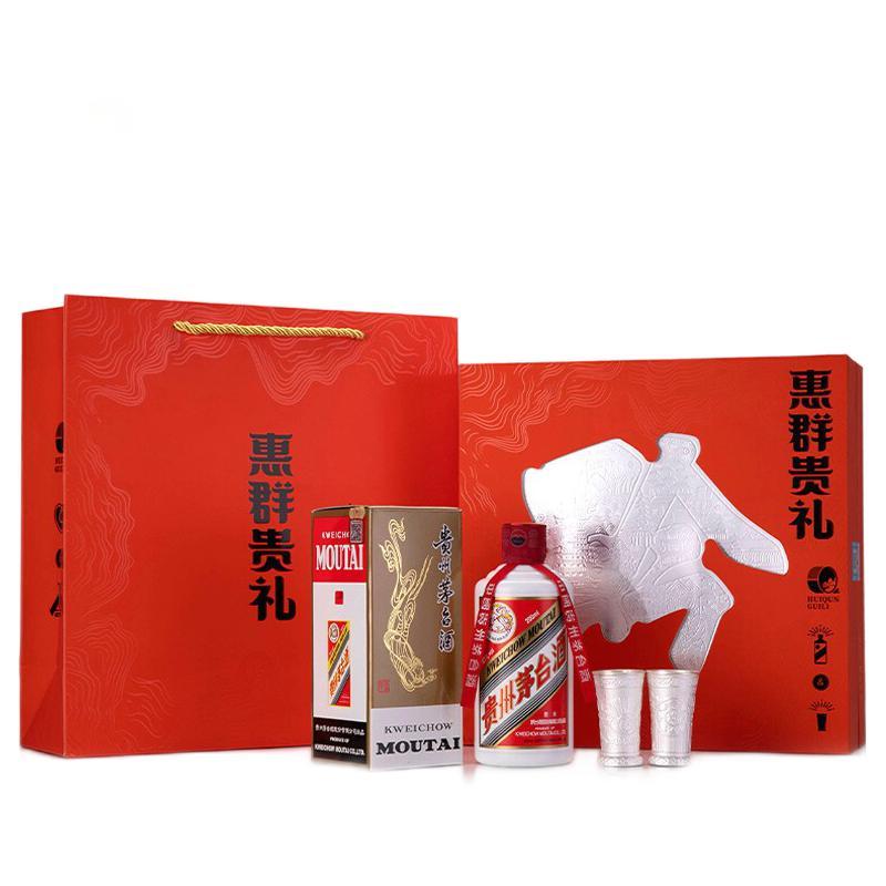 茅台 MOUTAI 飞天茅台 53%vol 酱香型白酒 200ml 惠群贵礼礼盒 1039元