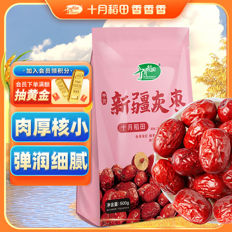 SHI YUE DAO TIAN 十月稻田 新疆灰枣 500g ￥12.83