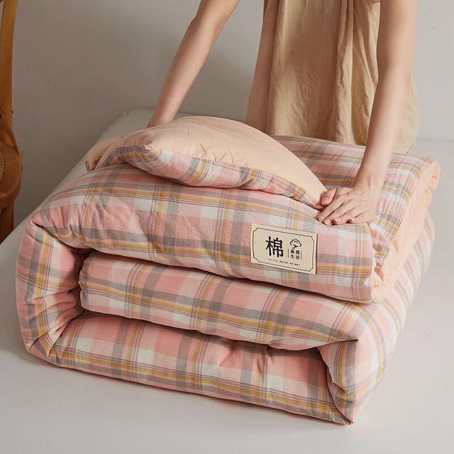YILIN HILTON 新疆棉花被A类 简兮粉 150*200cm 约4斤 59元（需用券）