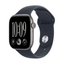 Apple Watch Series 12 GPS款 42mm 深空灰铝壳+海军蓝表带 M/L