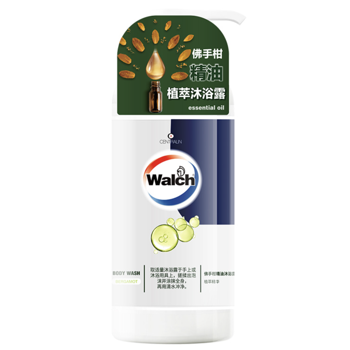 Walch 威露士 精油沐浴露 佛手柑 600ml 42.66元