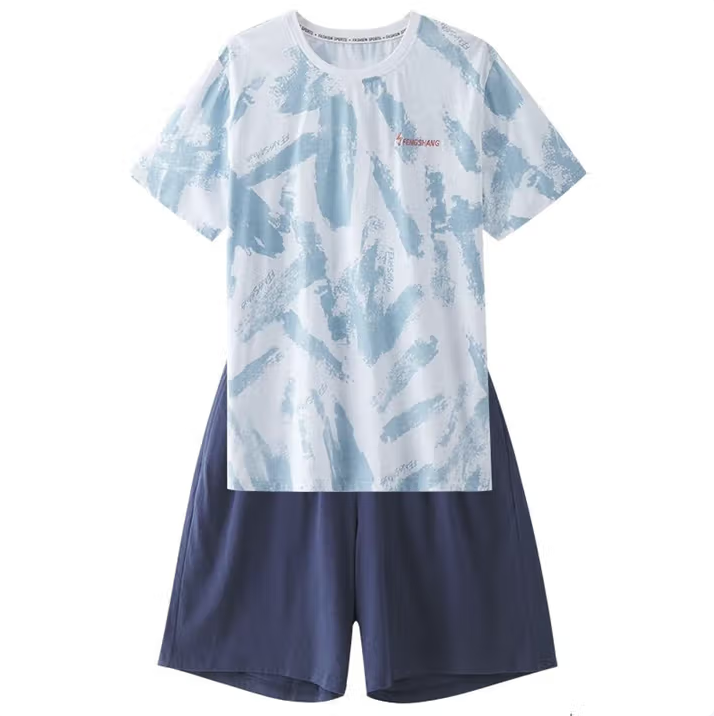 有券的上:都市丽人 情侣家居服套装 灰蓝 (任选2件) 27元(需买2件,需用券)