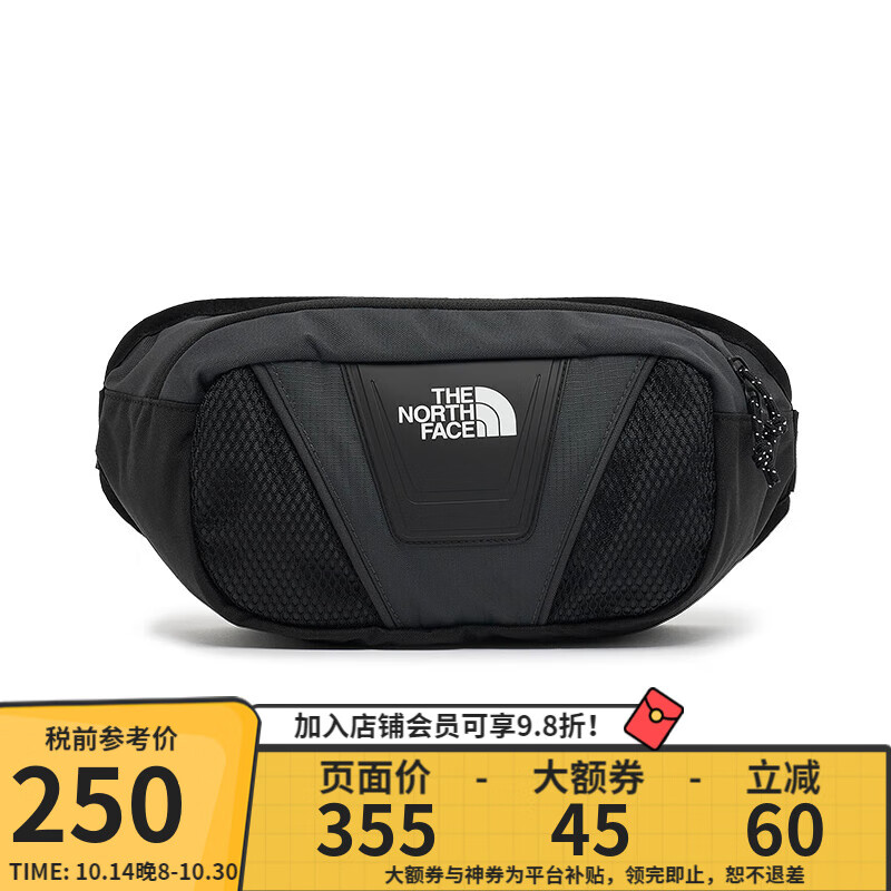 THE NORTH FACE 北面 TNF 美版男女通用腰包 户外运动斜挎包胸包 3L KT0 250元（需