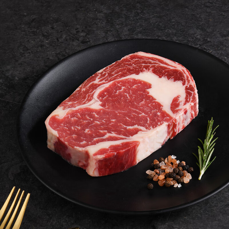 FRESH·FOUR SEASONS 淳鲜四季 谷饲原切眼肉牛排 250g 37元