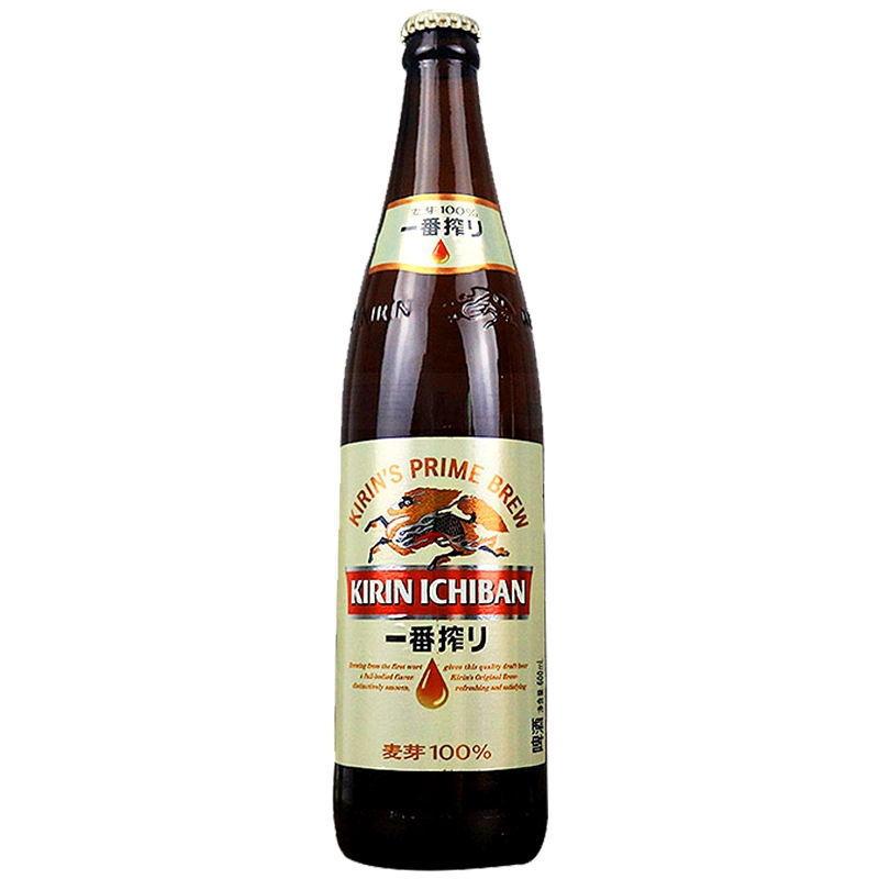 KIRIN 麒麟 一番榨啤酒 600ml*12瓶 ￥73.1