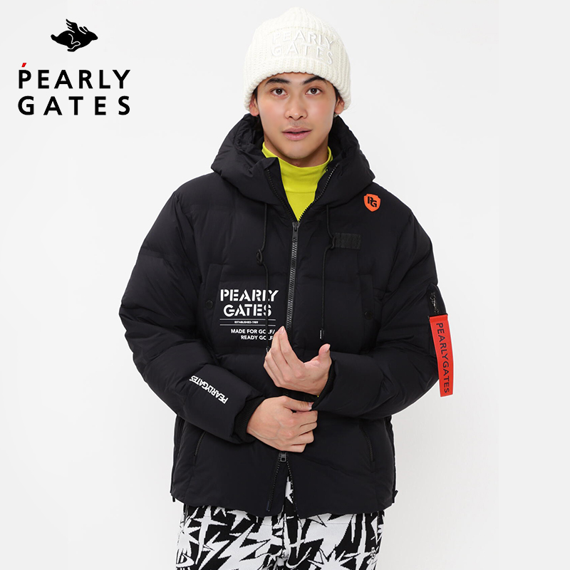 PEARLY GATES PearlyGates高尔夫服装MasterBunny男士羽绒服防泼水羽绒连帽夹克 4639元