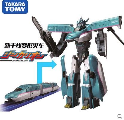 TAKARA TOMY 多美 TOMY多美卡变形机器人火车高铁列车模型E5新干线现货 112.33元