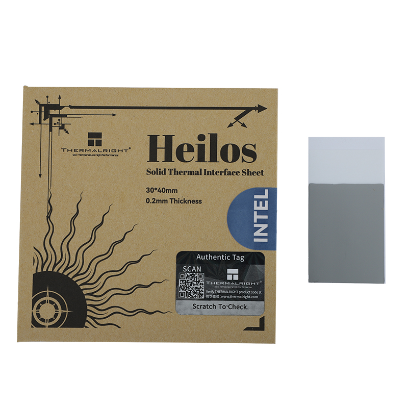 利民 Heilos固态相变硅脂片8.5W/m.k Intel/AMD芯片CPU散热导热片 21.9元