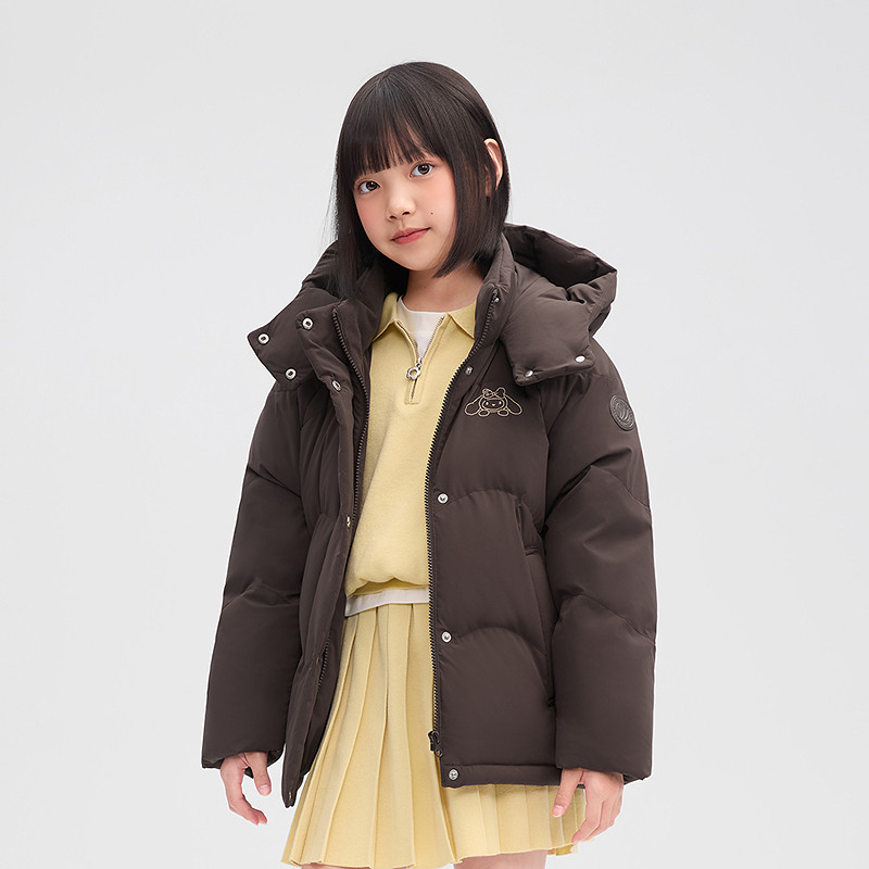 移动端：波司登 短款洋气百搭 儿童羽绒服 399元（淘金币可抵5.88元起）