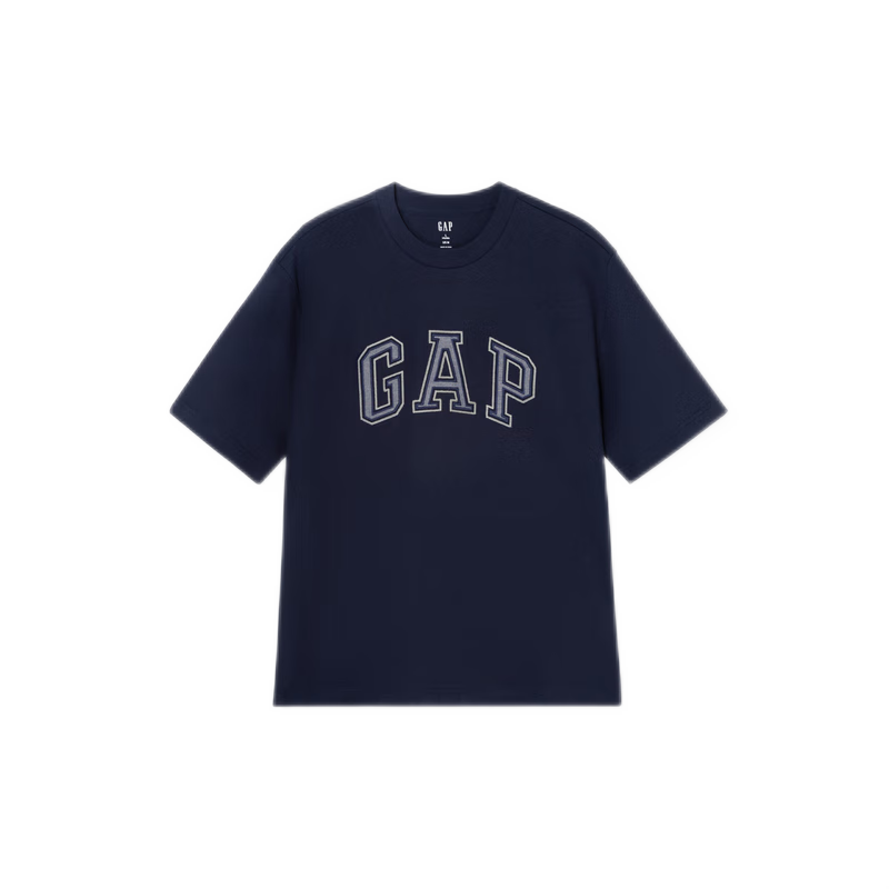 Gap男女装 新款纯棉短袖T恤百搭上衣海军蓝 多码 127元（plus会员126.11）