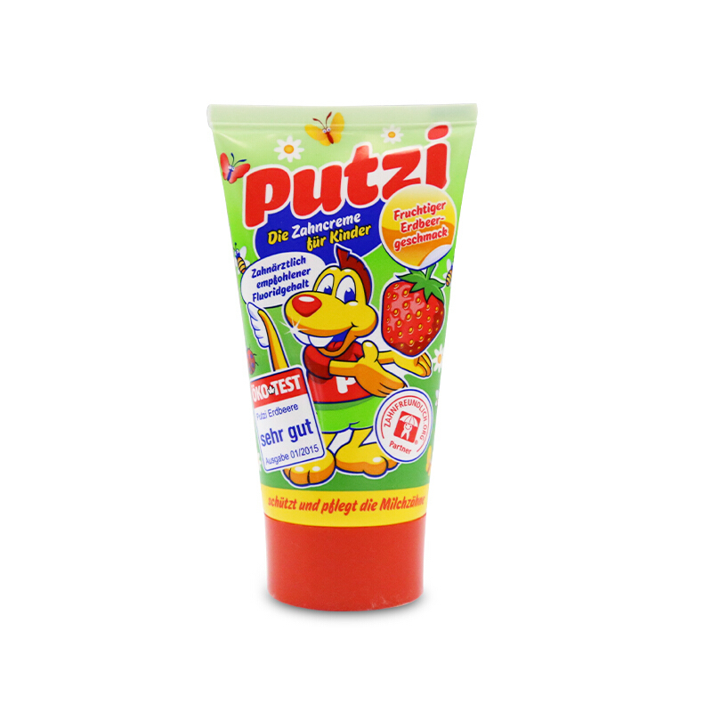 Putzi 璞慈 儿童牙膏 草莓味 50ml 14.31元