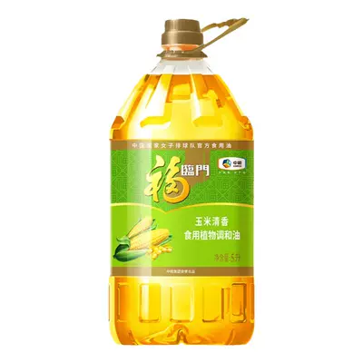 三人团：福临门 玉米清香调和油 5L 38.9元