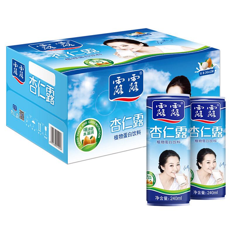 今日必买：露露 杏仁露饮料 经典原味 240ml*20罐/箱 赠手提袋 60.67元（需用券