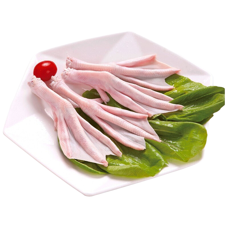 华英 新鲜鸭掌 500g 简装 17.98元